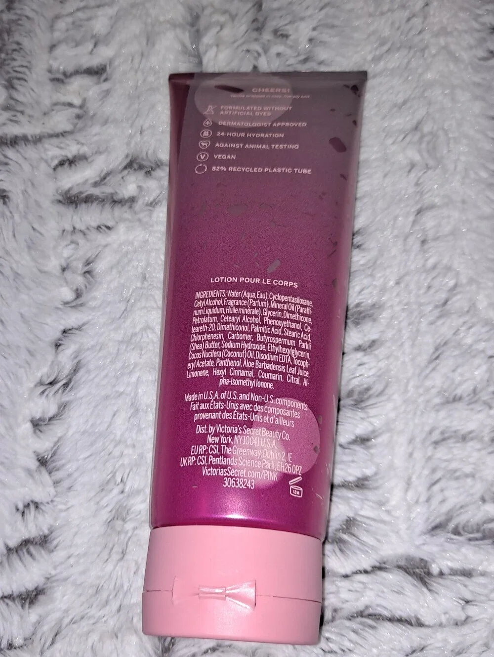 Victoria's Secret PINK Bubbly Warm And Cozy Lotion New